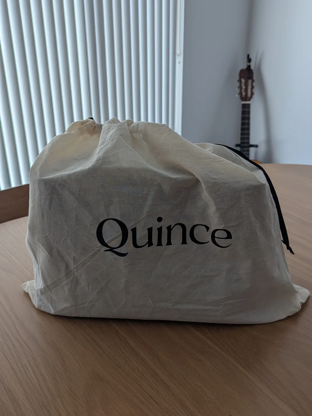 Quince Black Italian Leather Triple Compartment Tote - Picture 3 of 3